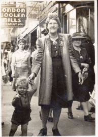 Oma Seay Vincent and grandson Rick Vincent in New York City, 1944
